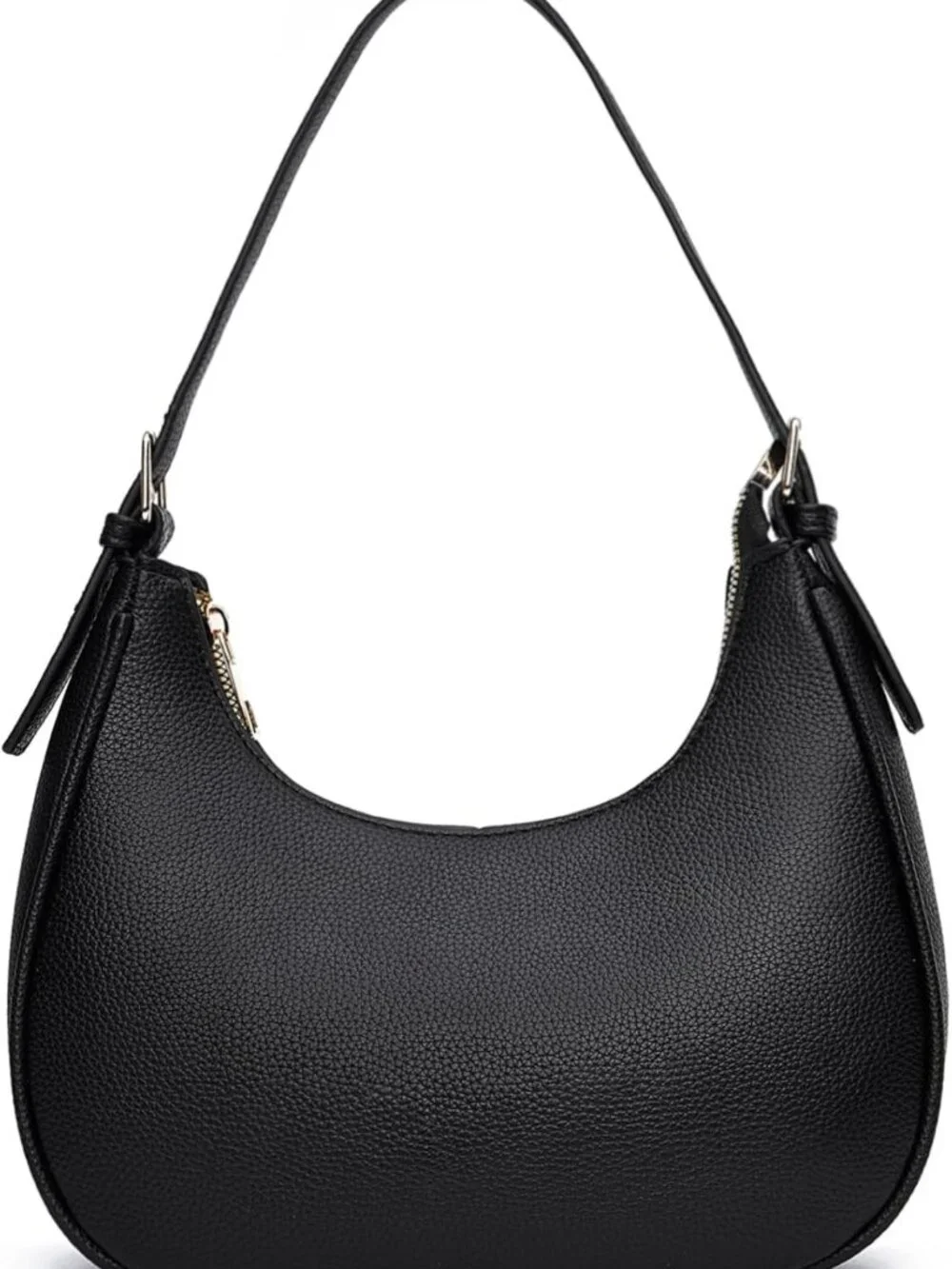 Chic Small Crescent Shoulder Bag - Classic Hobo Tote Purse for Women